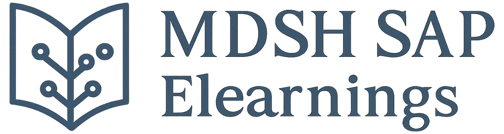 MDSH SAP Elearnings